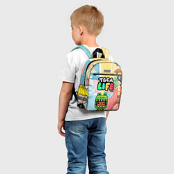 Детский рюкзак Toca Life: Crocodile, цвет: 3D-принт — фото 2