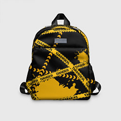 Детский рюкзак Лента DANGER, цвет: 3D-принт