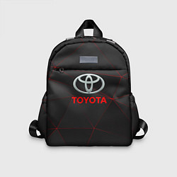 Детский рюкзак Toyota Тонкие линии неона, цвет: 3D-принт