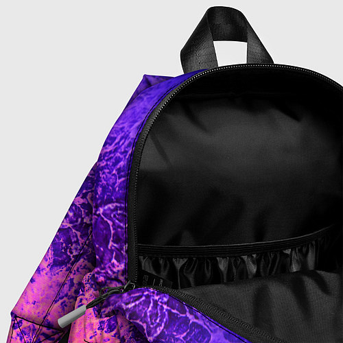 Детский рюкзак Абстрактный пурпурно-синий / 3D-принт – фото 4