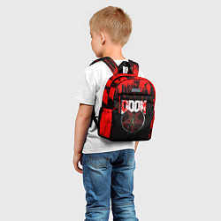 Детский рюкзак DOOMGIRL спина, цвет: 3D-принт — фото 2