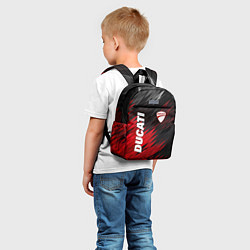 Детский рюкзак DUCATI RED STYLE MOTOCYCLE, цвет: 3D-принт — фото 2