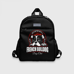 Детский рюкзак Французский Бульдог French Bulldog, цвет: 3D-принт