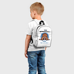 Детский рюкзак Собака Пудель Poodle, цвет: 3D-принт — фото 2