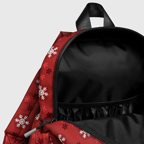 Детский рюкзак Snowflakes / 3D-принт – фото 4