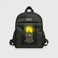Детский рюкзак Шокированный пришелец в лесу, цвет: 3D-принт