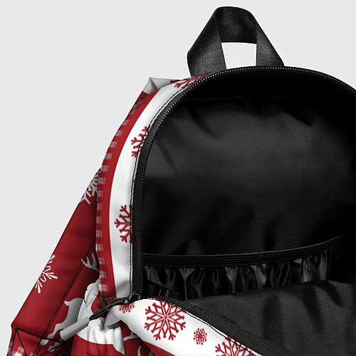 Детский рюкзак Узор с оленями / 3D-принт – фото 4
