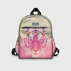 Детский рюкзак Тигр лоу поли, цвет: 3D-принт