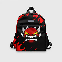 Детский рюкзак Geometry Dash: Demon Red Fire