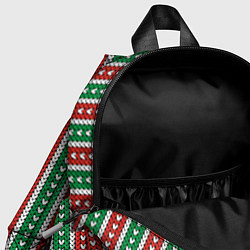 Детский рюкзак Knitted Pattern, цвет: 3D-принт — фото 2