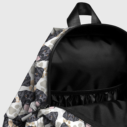 Детский рюкзак Лабрадор чёрный / 3D-принт – фото 4