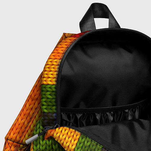 Детский рюкзак Вязаная радуга / 3D-принт – фото 4
