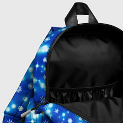Детский рюкзак Сверкающие снежинки, цвет: 3D-принт — фото 2