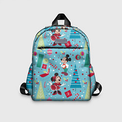 Детский рюкзак Mickey and Minnie pattern, цвет: 3D-принт