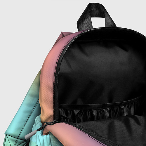 Детский рюкзак Северное сияние и монстры / 3D-принт – фото 4