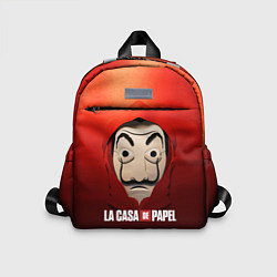 Детский рюкзак СЕРИАЛ БУМАЖНЫЙ ДОМ LA CASA DE PAPEL, цвет: 3D-принт