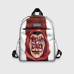 Детский рюкзак BELLA CIAO БУМАЖНЫЙ ДОМ - LA CASA DE PAPEL, цвет: 3D-принт