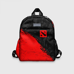 Детский рюкзак DOTA 2 RED LOGO, БРЫЗГИ КРАСОК