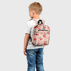 Детский рюкзак ЗИМНИЙ ТИГР ПАТТЕРН, цвет: 3D-принт — фото 2
