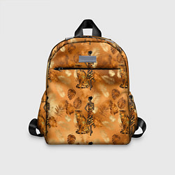 Детский рюкзак Дама с тигром, цвет: 3D-принт