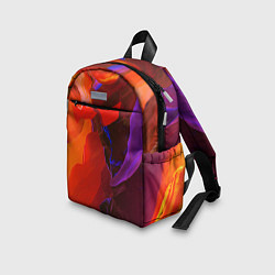 Детский рюкзак Акварельная Феерия, цвет: 3D-принт — фото 2