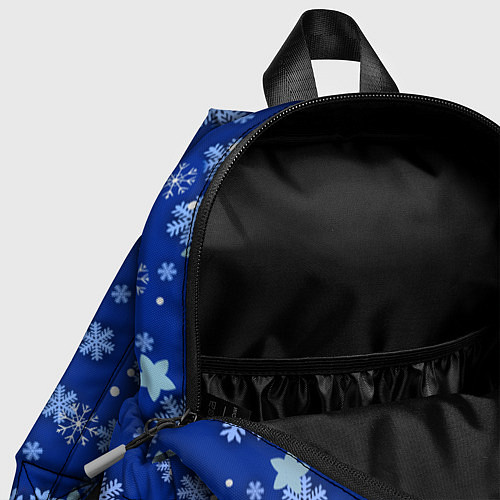Детский рюкзак Снежинки / 3D-принт – фото 4