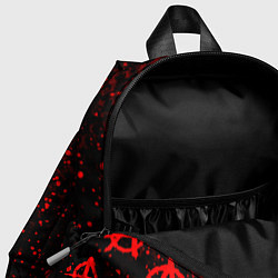 Детский рюкзак ГРАЖДАНСКАЯ ОБОРОНА ПАТТЕРН АНАРХИИ, цвет: 3D-принт — фото 2