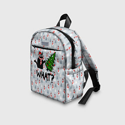 Детский рюкзак WHAT CAT CHRISTMAS, цвет: 3D-принт — фото 2