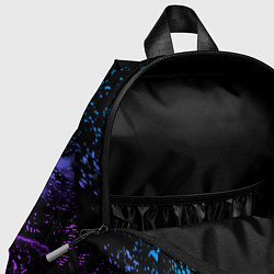 Детский рюкзак Geometry Dash - Грозовой смайл, цвет: 3D-принт — фото 2
