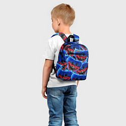 Детский рюкзак УЖАСНОЕ ЛИЦО ХАГГИ ВАГГИ, цвет: 3D-принт — фото 2