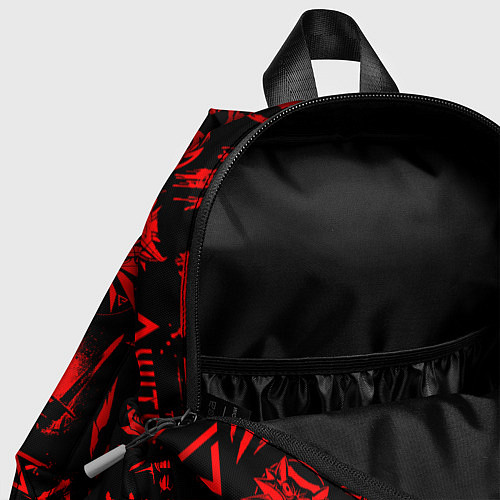 Детский рюкзак THE WITCHER LOGOBOMBING BLACK RED / 3D-принт – фото 4