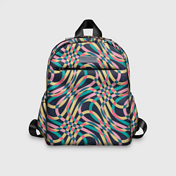 Детский рюкзак Абстрактные полоски, цвет: 3D-принт