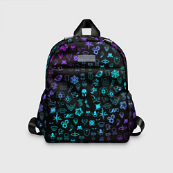 Детский рюкзак RAINBOW SIX SIEGE NEON PATTERN SYMBOL, цвет: 3D-принт