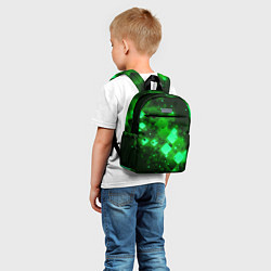 Детский рюкзак Изумрудный поток, цвет: 3D-принт — фото 2
