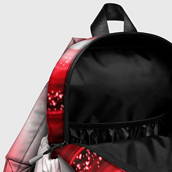 Детский рюкзак Красная космическая спираль, цвет: 3D-принт — фото 2