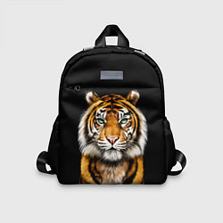 Детский рюкзак Пушистый Тигр Во Тьме Символ 2022 года, цвет: 3D-принт