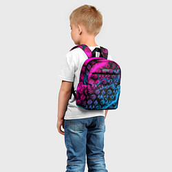 Детский рюкзак НЕОНОВЫЕ МОЛНИИ, GENSHIN IMPACT NEON, цвет: 3D-принт — фото 2