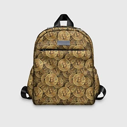 Детский рюкзак Bitcoins, цвет: 3D-принт