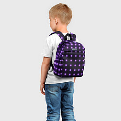 Детский рюкзак Неоновые кружки, цвет: 3D-принт — фото 2