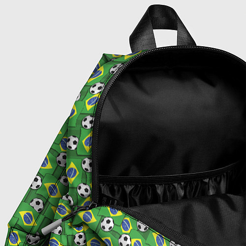 Детский рюкзак Бразилия футбол / 3D-принт – фото 4