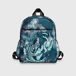 Детский рюкзак Дракон-стихия воды, цвет: 3D-принт
