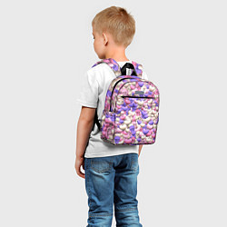 Детский рюкзак Сердечки-черепушки, цвет: 3D-принт — фото 2