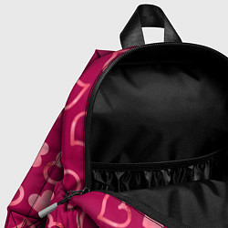 Детский рюкзак Паттерн сердечки, цвет: 3D-принт — фото 2