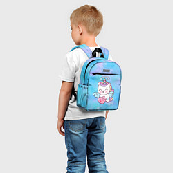 Детский рюкзак Маленький единорог с сердцем, цвет: 3D-принт — фото 2