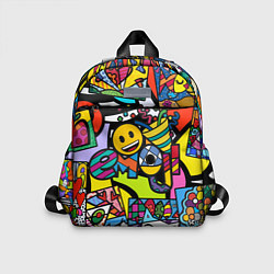 Детский рюкзак Romero Britto - emoji, цвет: 3D-принт