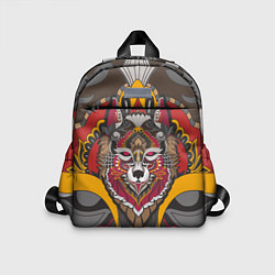Детский рюкзак Этника Волк Узоры, цвет: 3D-принт