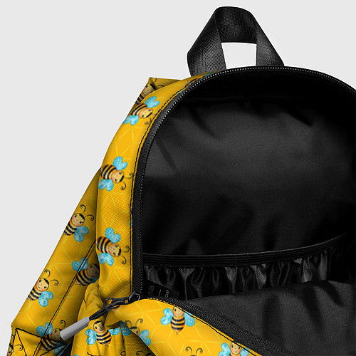 Детский рюкзак Пчелы паттерн / 3D-принт – фото 4
