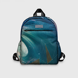 Детский рюкзак Геометрия на волне, цвет: 3D-принт