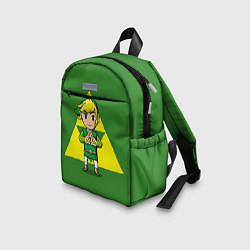 Детский рюкзак Трифорс и Линк, цвет: 3D-принт — фото 2
