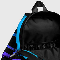 Детский рюкзак Неоновая геометрия Neon, цвет: 3D-принт — фото 2